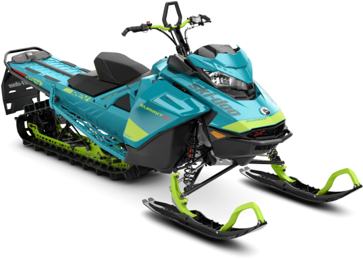 Summitxblue - 2019 Ski Doo Summit (800x667), Png Download
