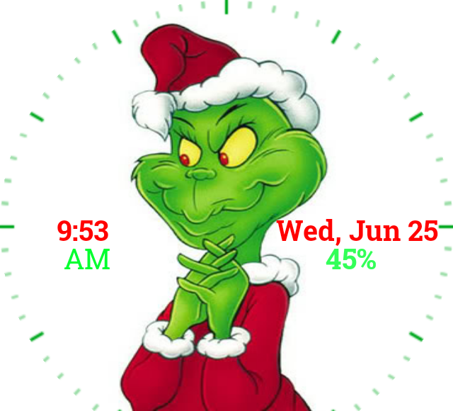 640 X 580 2 Grinch With Santa Hat Full Size Png Download Seekpng