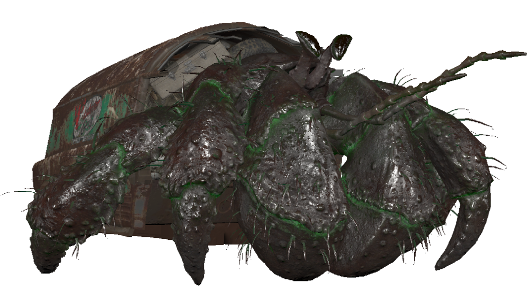 Glowing Hermit Crab - Dung Beetle (1200x616), Png Download