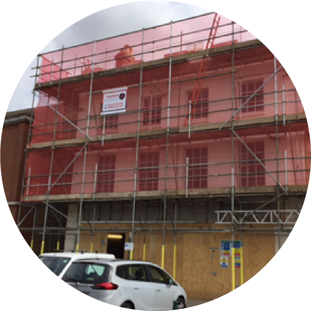 Our Scaffolding Services - Commercial Building (1042x1042), Png Download