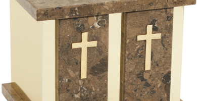 Alexandria Urn - Cross (390x200), Png Download