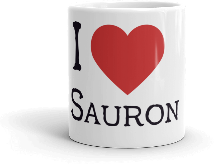 I <3 Sauron - Mug (1000x1000), Png Download