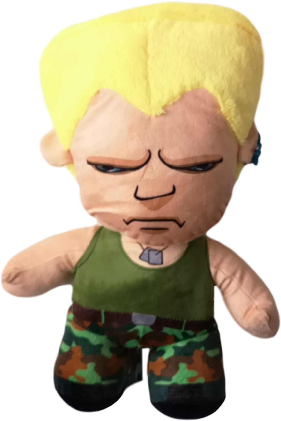 Street Fighter Official 11" Guile Plush - Stuffed Toy (1717x2158), Png Download