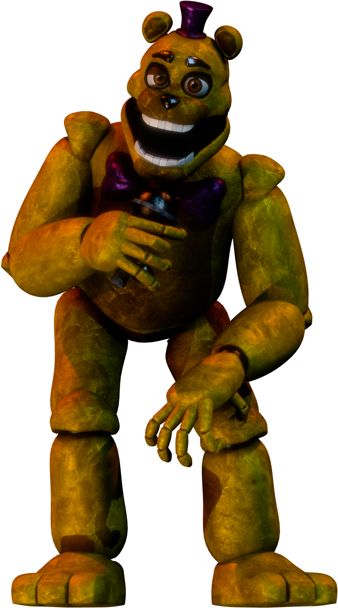 Fredbear - Teddy Bear (725x1301), Png Download