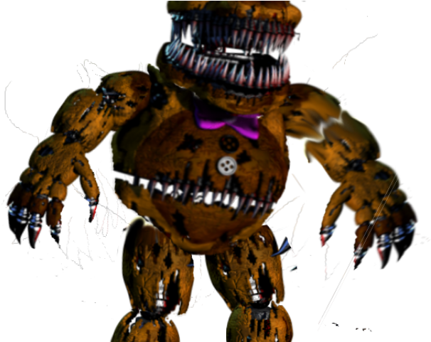 Nightmare Clipart Fredbear - Illustration (640x480), Png Download