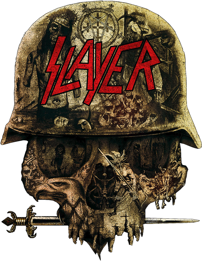 Nyh8hx - Slayer North American Tour 2016 (882x1000), Png Download