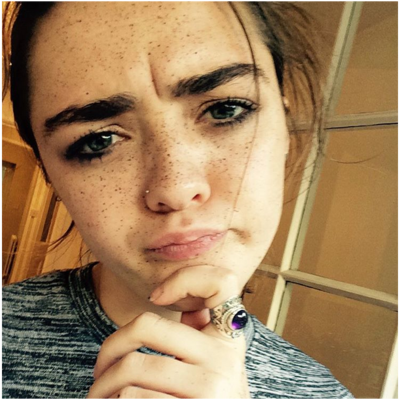 Thrones Actor Of Youtube Maisie Game Stark - Maisie Williams Instagram (800x420), Png Download