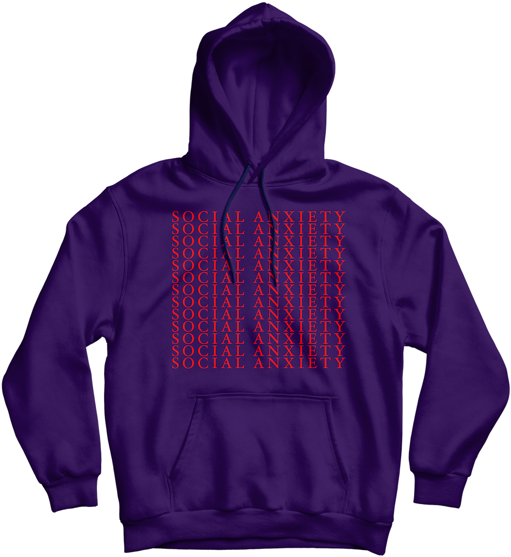 Social Anxiety Purple Hoodie - Danny Duncan Legalize Eating Ass (1200x1200), Png Download