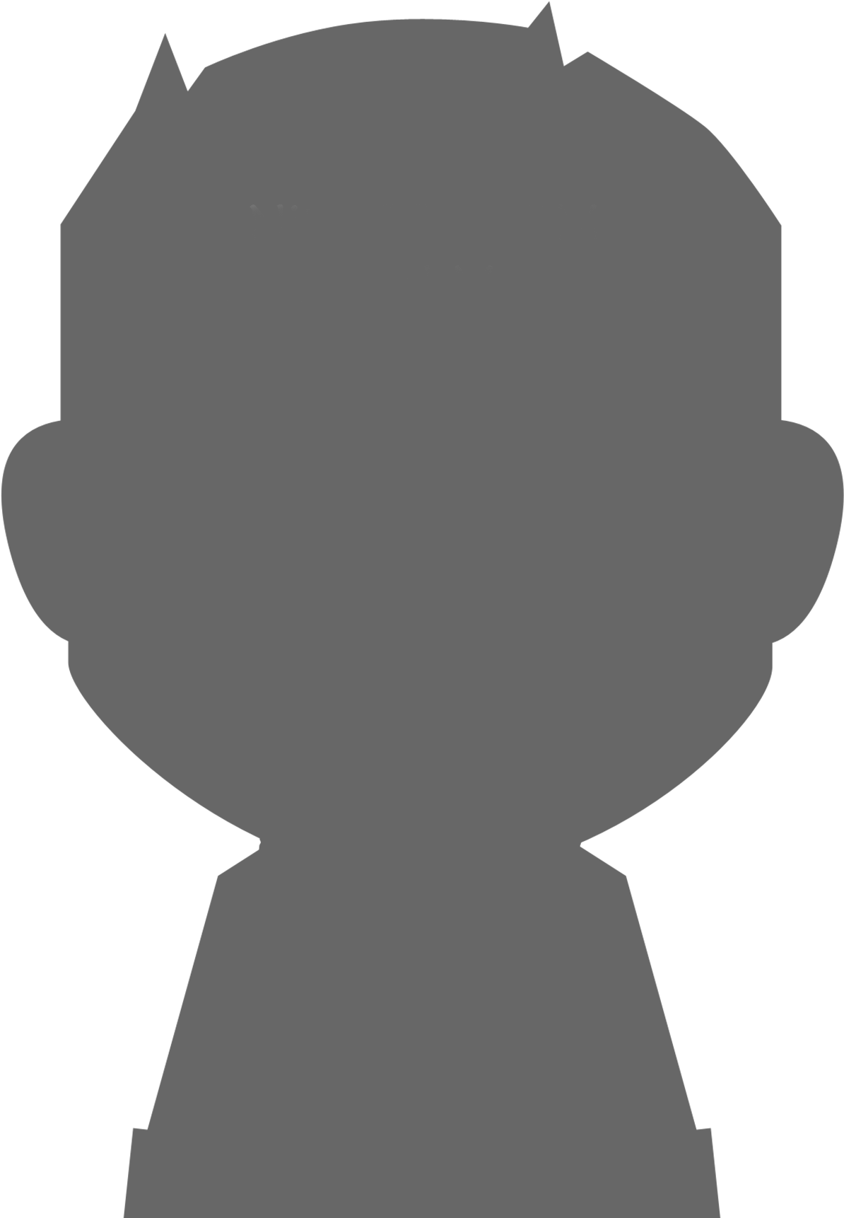 Bussines-man2 - Silhouette (1564x1723), Png Download