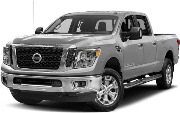New Brilliant Silver 2018 Nissan Titan Xd Sv With Black - 2018 Toyota Tacoma Limited Silver (640x480), Png Download