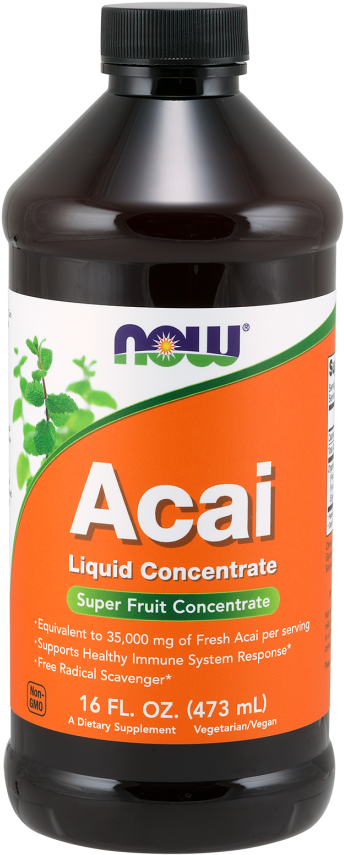 Acai Liquid Concentrate - Liquid Multivitamin (370x880), Png Download