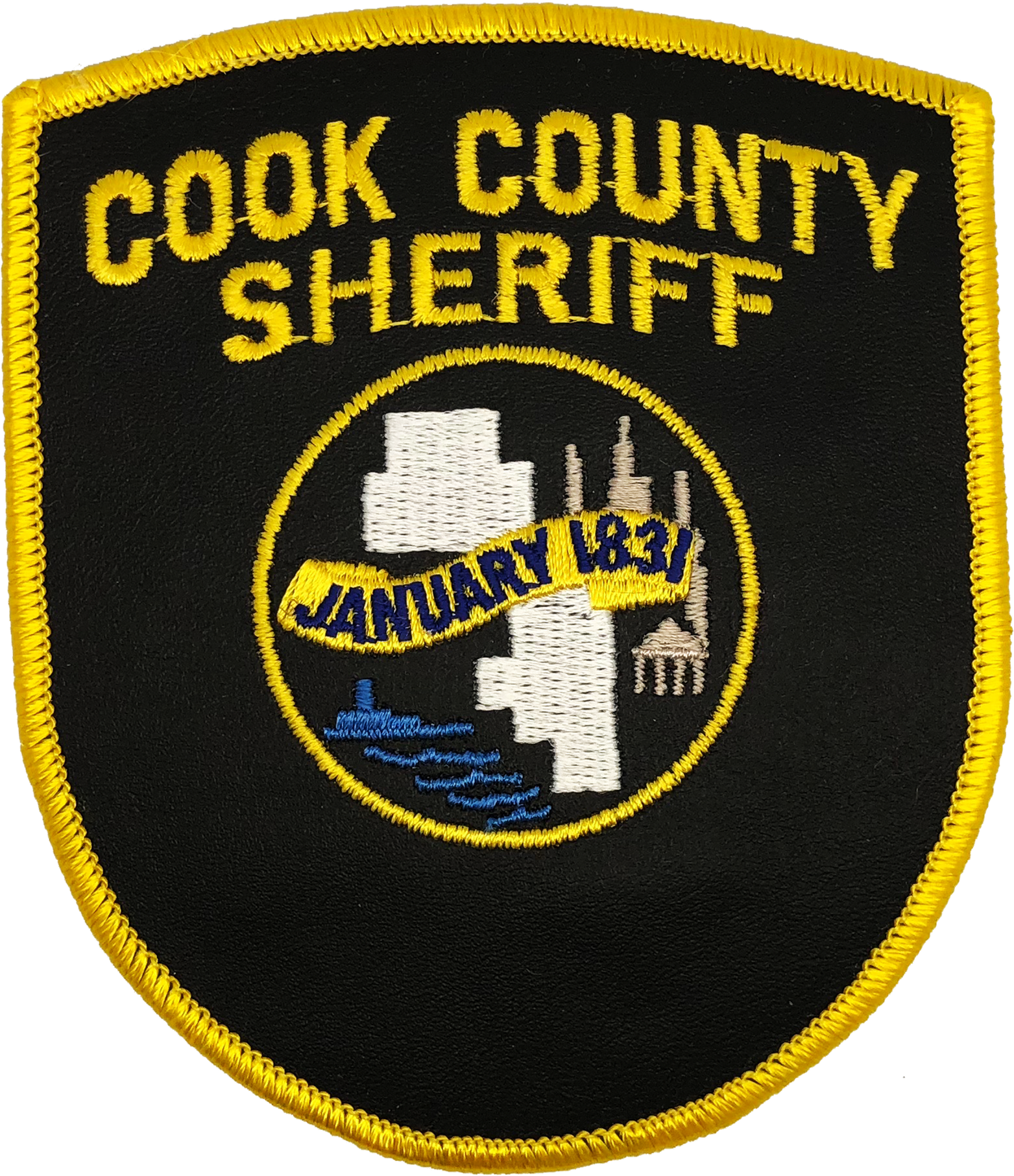 Cook County Sheriff Shoulder Patch - Cook County Sheriff's Office (1563x1813), Png Download