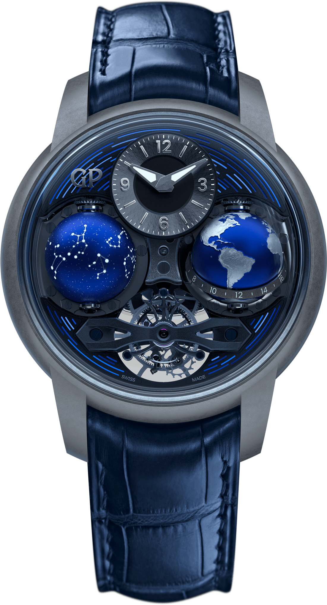 Bridges Cosmos Ref - Girard Perregaux Cosmos (1292x2203), Png Download