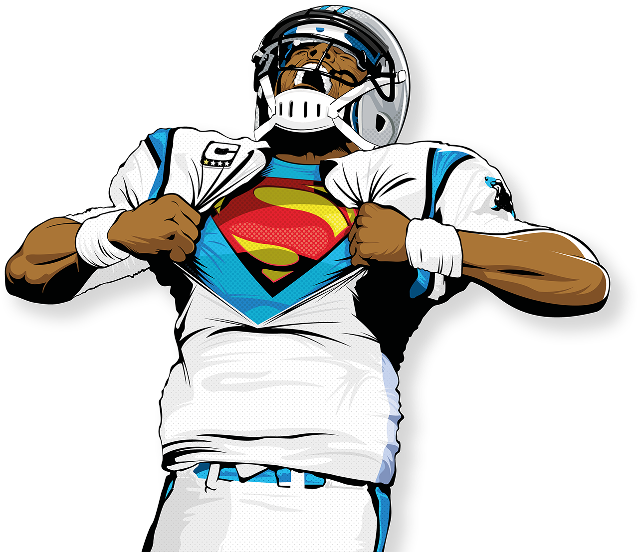Save To Collection - Cam Newton Behance (1400x1147), Png Download