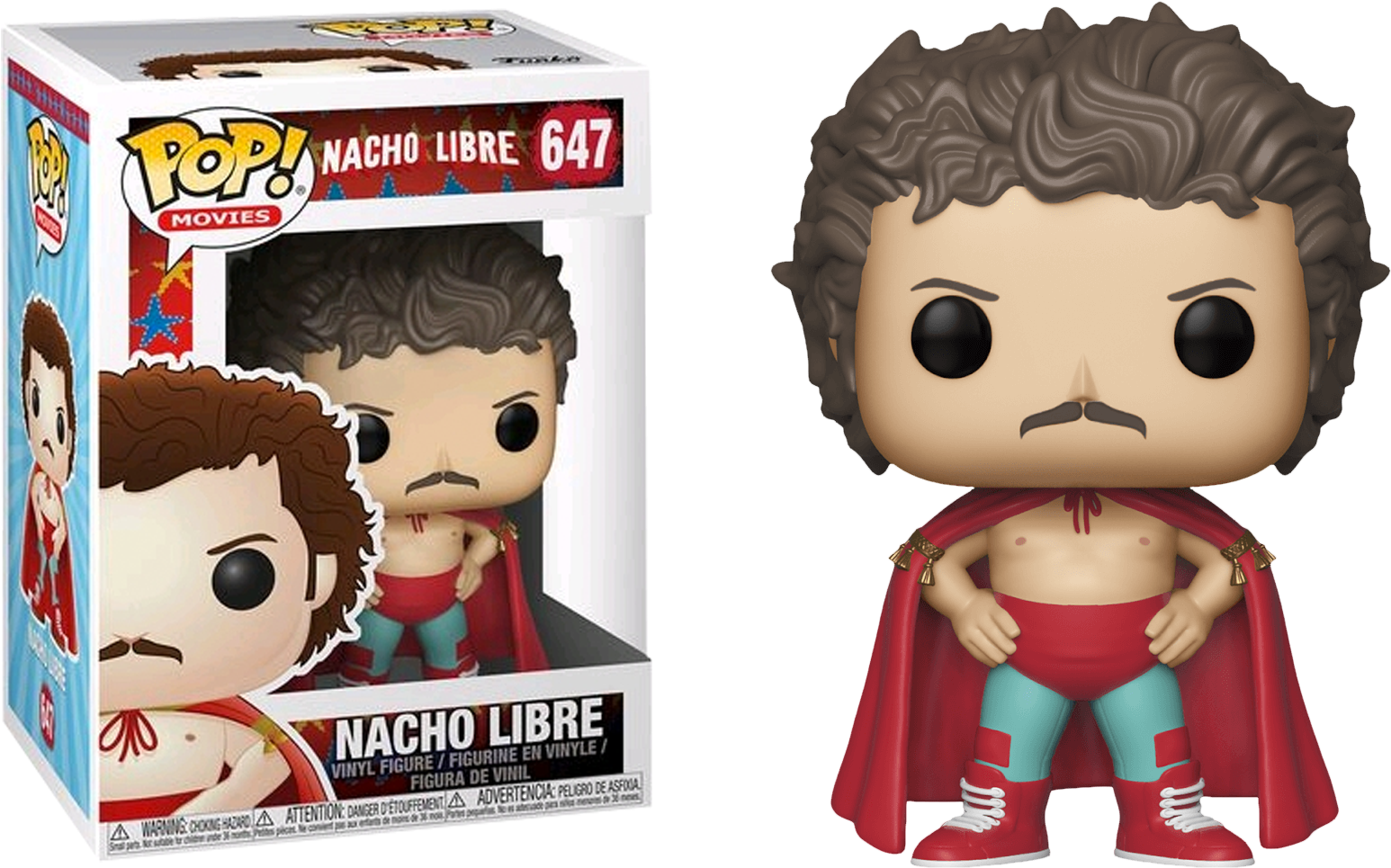 Nacho - Nacho Libre Funko Pop (1565x969), Png Download