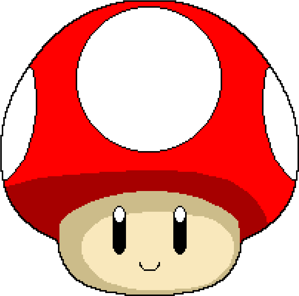 Mario Mushroom - Super Mario Mushroom Png (1010x1010), Png Download