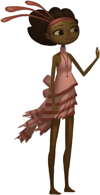 872 1280 300px - Broken Age Character Design (650x1100), Png Download