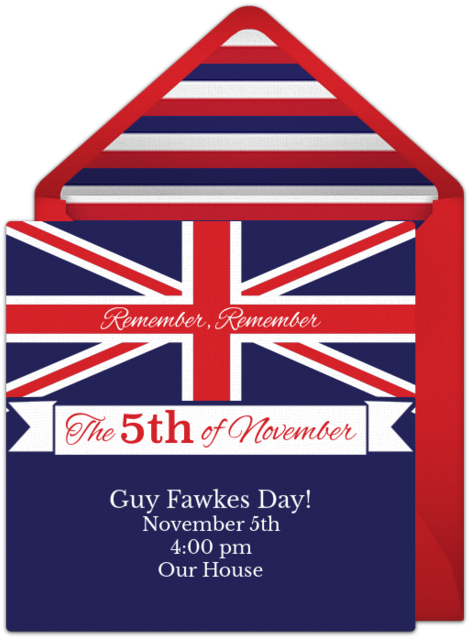 Union Jack Flag Online Invitation - Triangle (650x650), Png Download