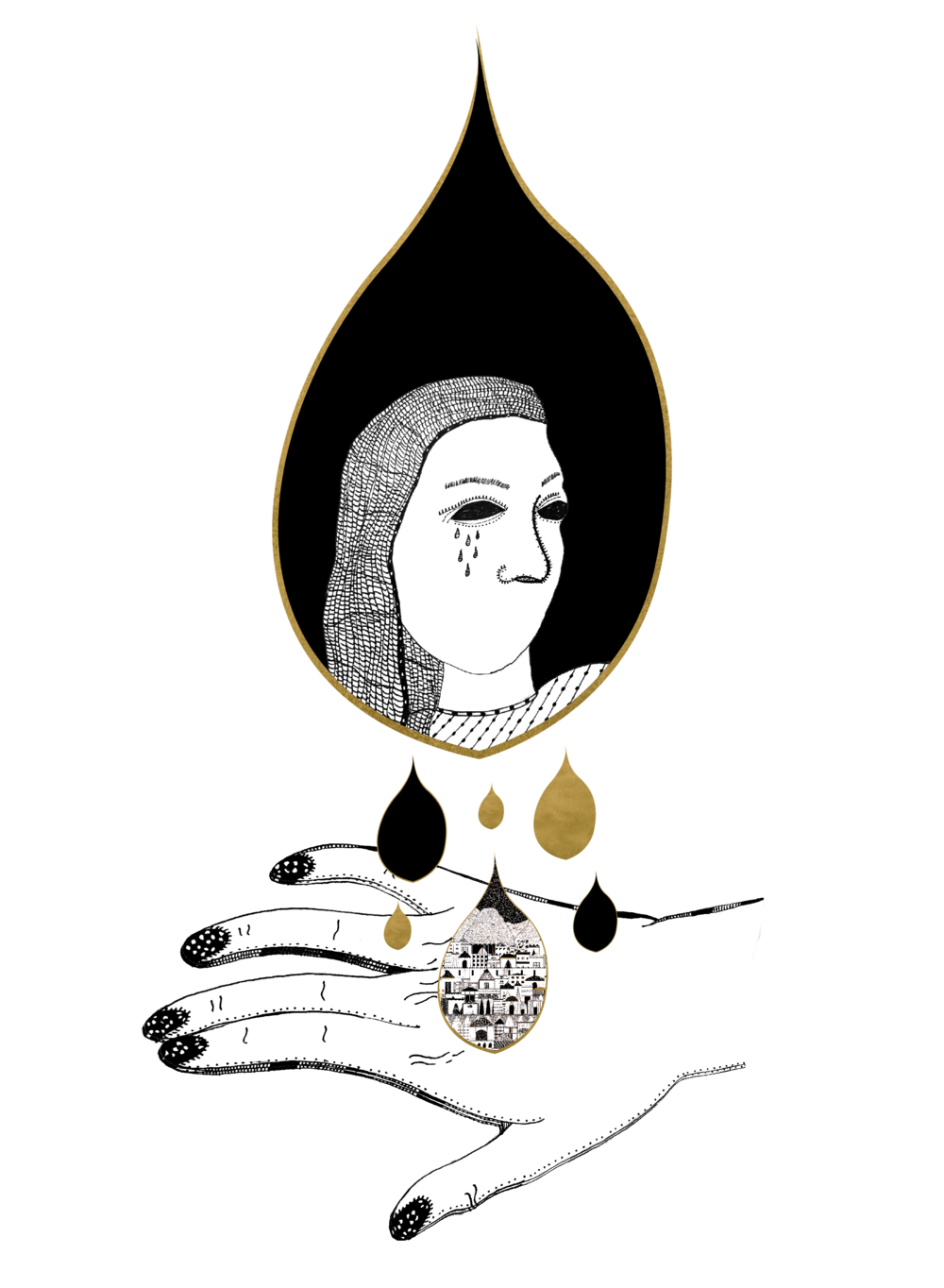 Original Artwork By Leila Peinado - Illustration (1000x1364), Png Download