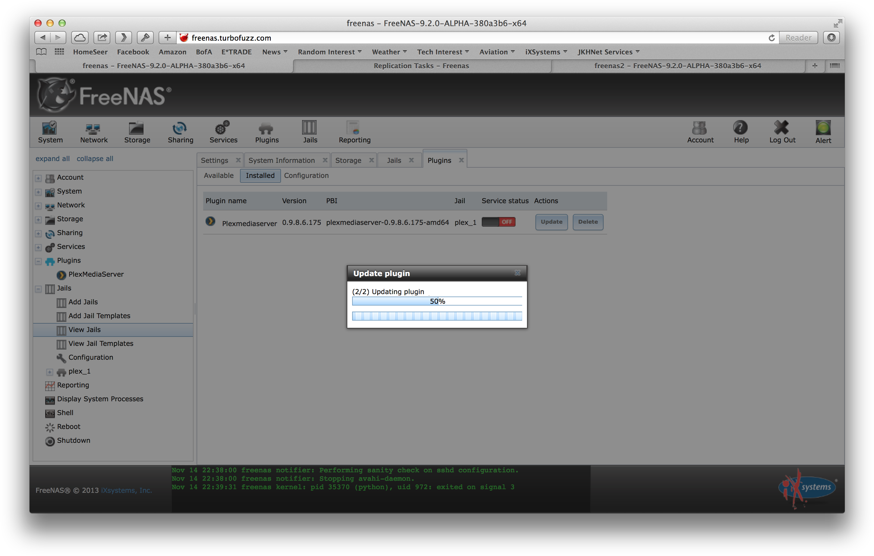 Shot 2013 11 14 At - Freenas Upgrade Screen (2932x1878), Png Download