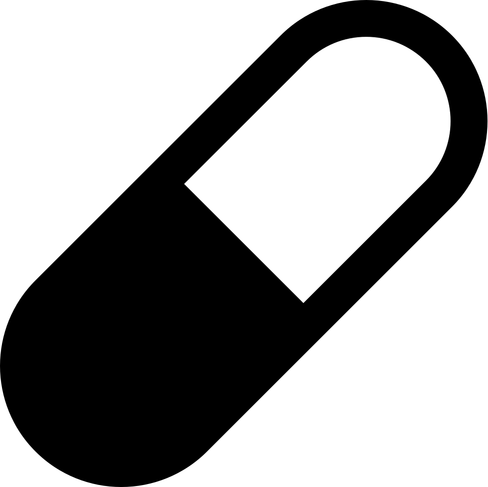 Png File Svg - Drug Capsule Icon Png (981x980), Png Download