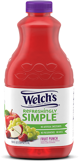 Refreshingly Simple Fruit Punch Juice Cocktail - Welch Fruit Punch (600x600), Png Download