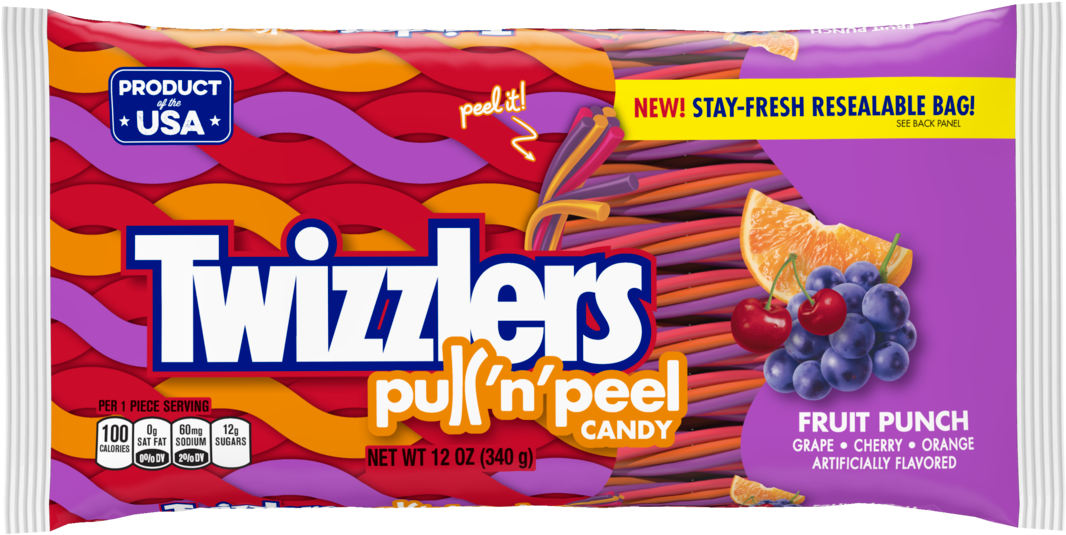 Twizzlers Pull 'n' Peel Fruit Punch Candy - Twizzlers (1200x1200), Png Download