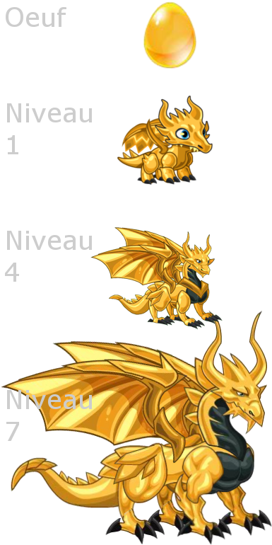 Gold Dragon Pngdragon City Gold Dragon - Dragon Vapunk Dragon City (400x800), Png Download
