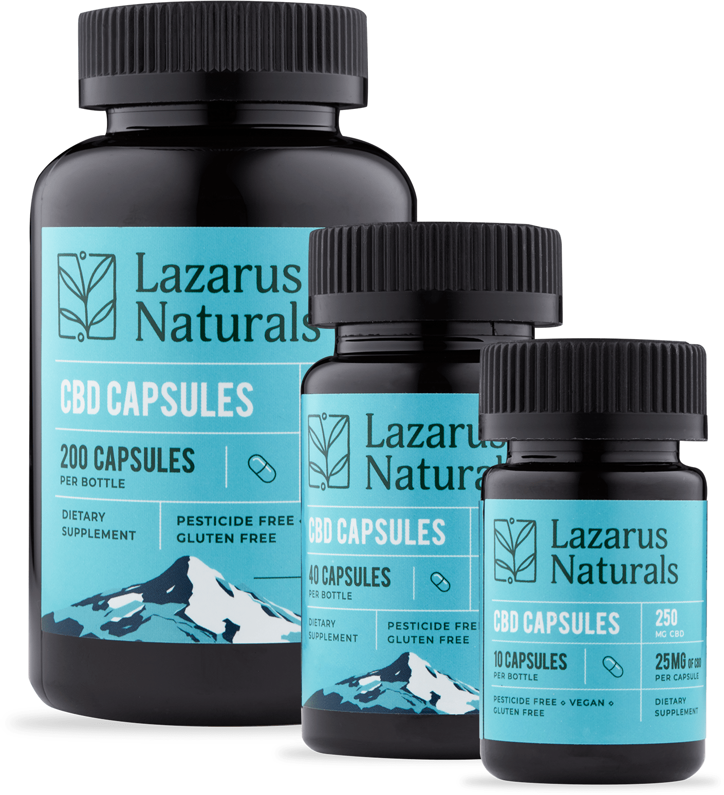 25mg Cbd Capsules - Cannabidiol (1950x1950), Png Download