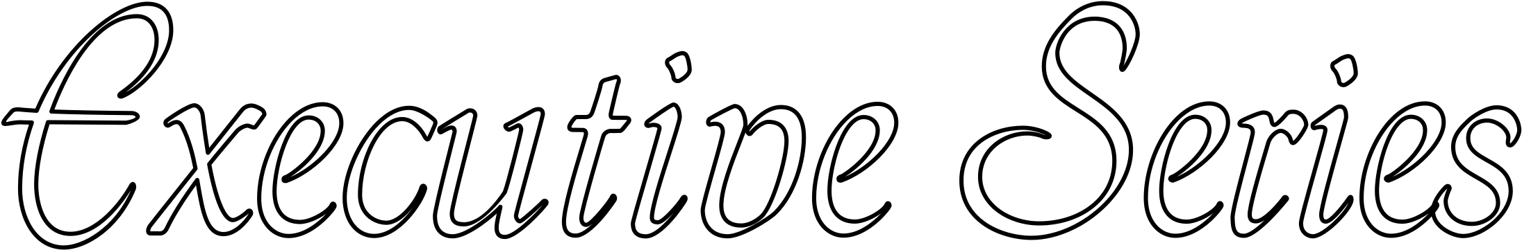 Executive Series Logo Png Transparent - Calligraphy (2400x2400), Png Download