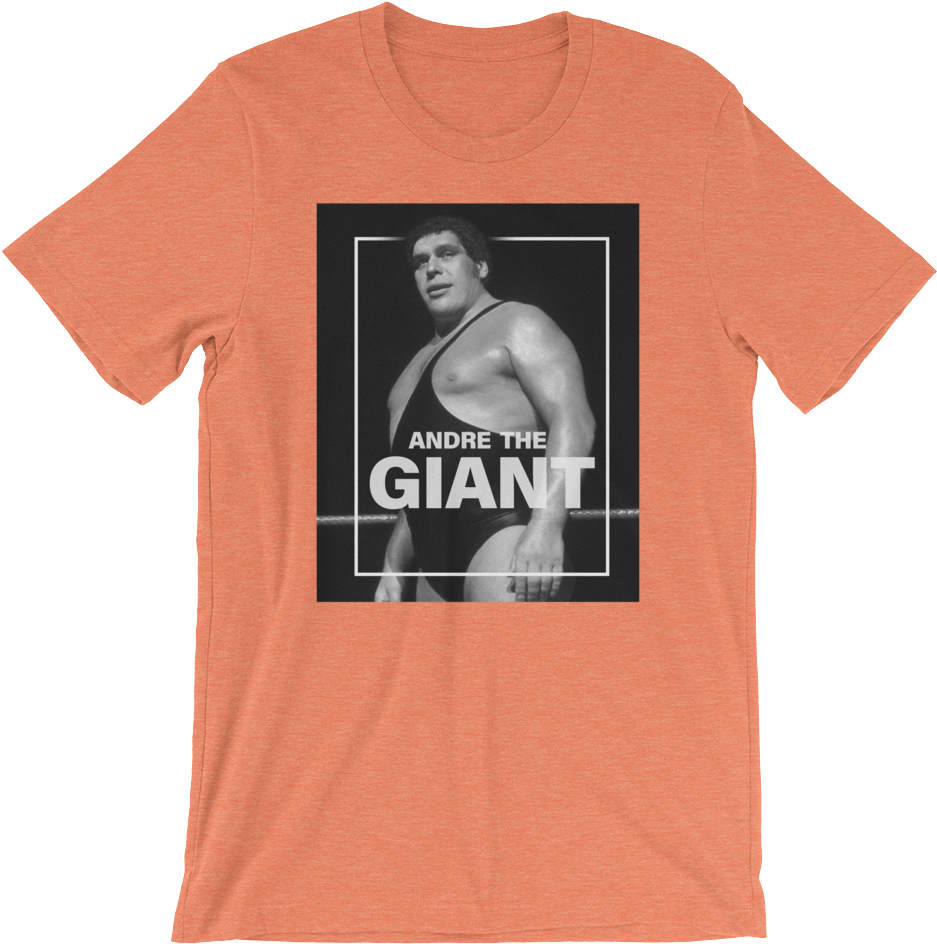 Andre The Giant "photo" Unisex T-shirt - T-shirt (1000x1000), Png Download