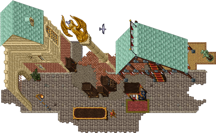 Tibia Venore Mockup - Pixel Art Tibia (768x480), Png Download