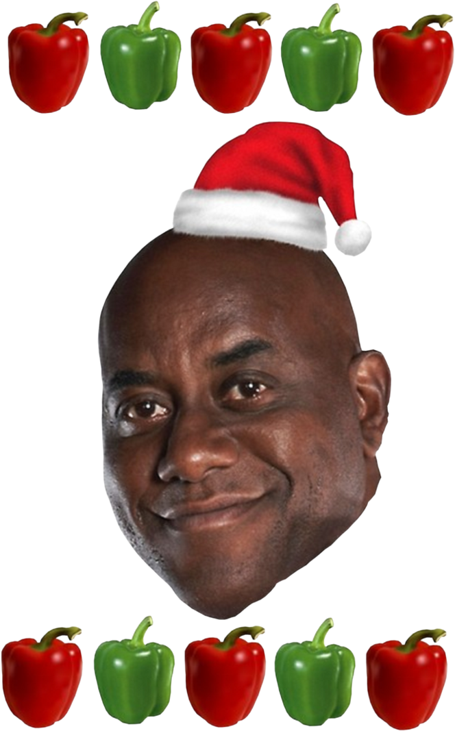 Ainsley Harriott Christmas Design Png Ainsley Meme - Ainsley Harriott Transparent Background (1160x1112), Png Download