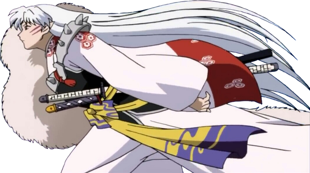 Sesshomaru Sticker - Cartoon (1024x572), Png Download