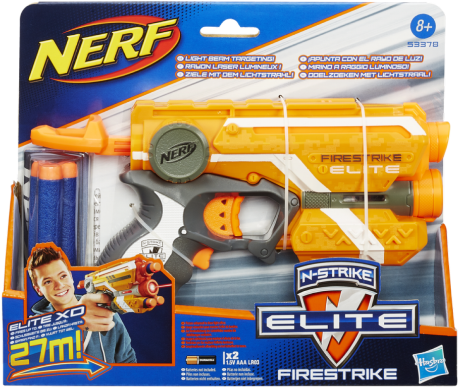 Nerf N-strike Elite Firestrike Blaster - Nerf N Strike (950x950), Png Download