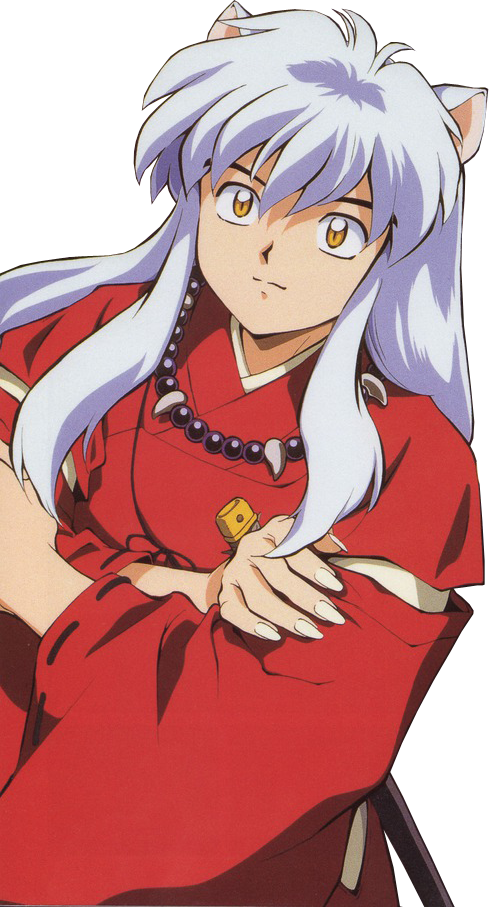A Dude In Love With Two Women Of Similar Nature Huh - Miroku And Inuyasha (489x907), Png Download