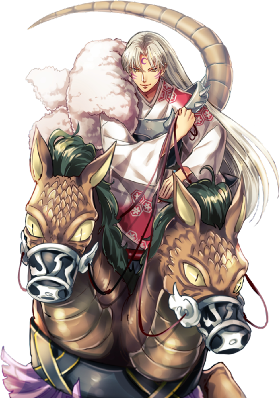 Sesshomaru Sticker - Sesshomaru 3d (1024x1411), Png Download