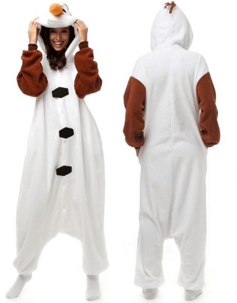 Pijama Adulto Frozen Olaf Cosplay - Halloween Costume (600x600), Png Download