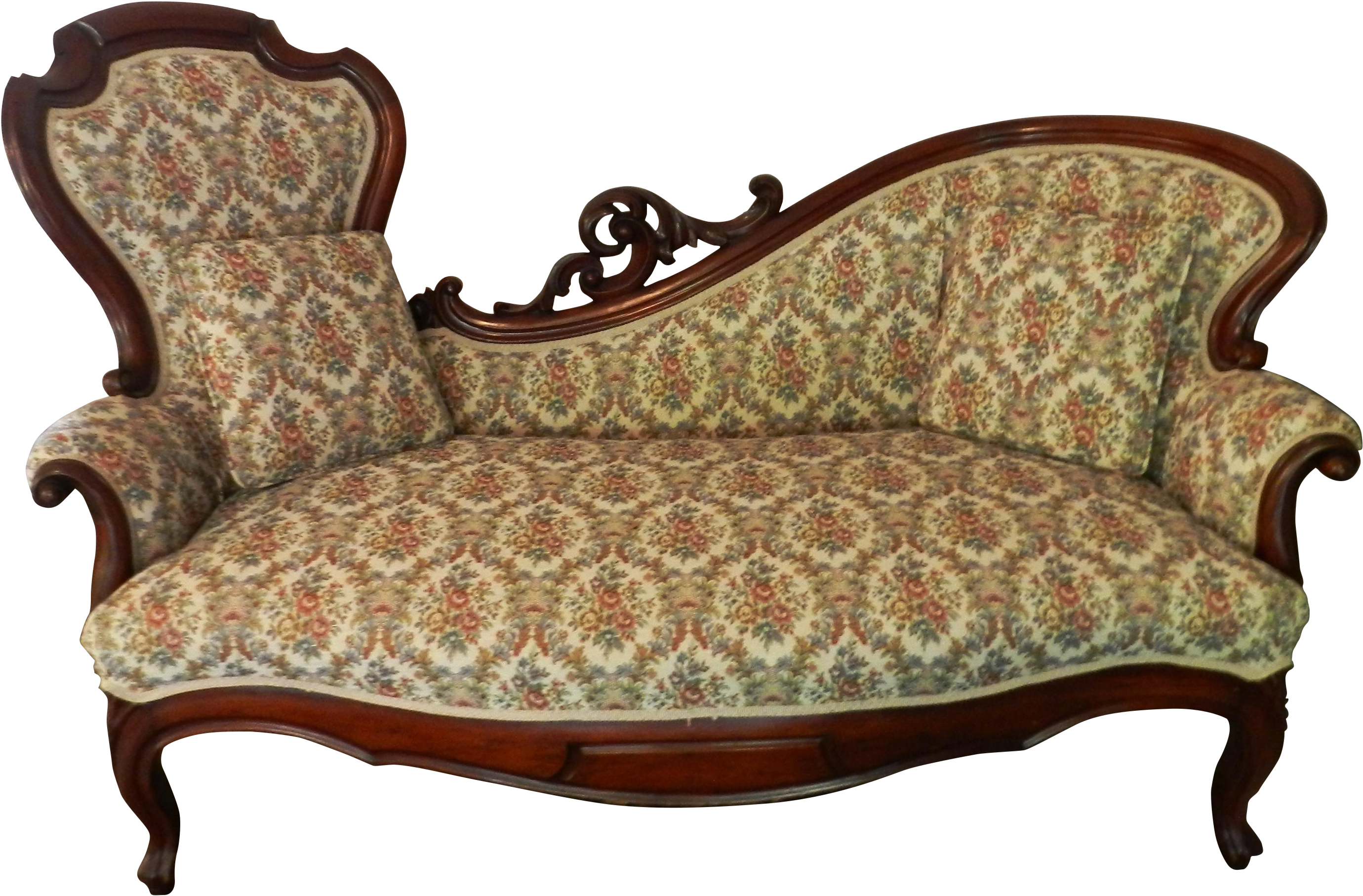 1880 Victorian Rococo Revival Lounge On Chairish - Studio Couch (2853x1955), Png Download