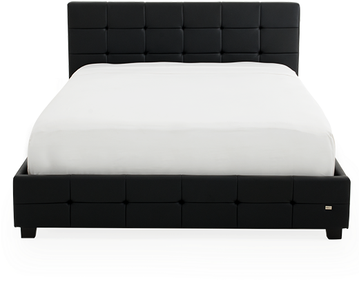Image For Black - Bed Frame (519x804), Png Download