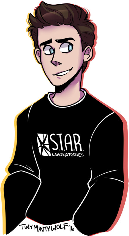 Im Getting Close To Finishing S1 Of The Flash, Its - Cartoon (700x849), Png Download