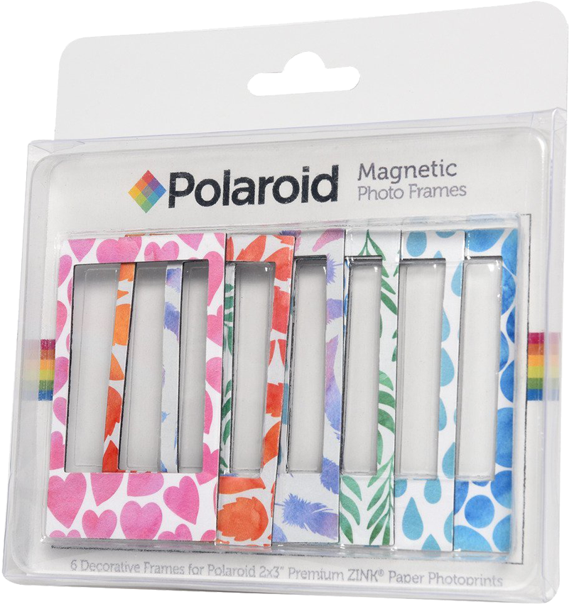Polaroid 6 Designer Magnetic Picture Frames - Paper Polaroid Frame (907x935), Png Download