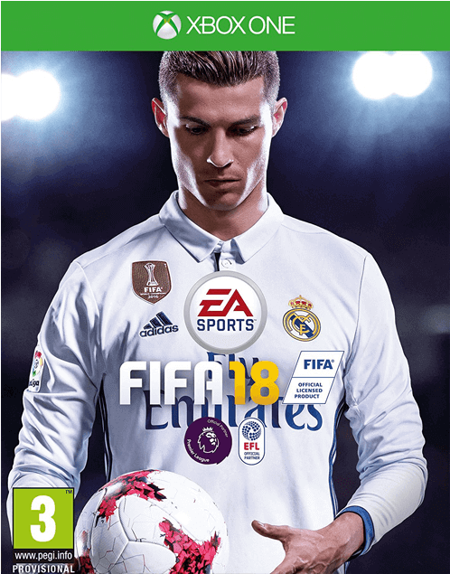 Jeux Xbox One Fifa 18 (552x700), Png Download