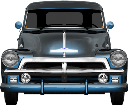 Chevrolet 3100'54 By Barry - Antique Car (1004x500), Png Download