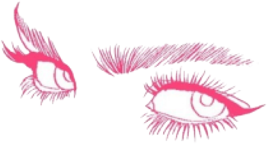 Drawn Eyelash Tumblr Background - Eye Drawing Tumblr Aesthetic (640x480), Png Download