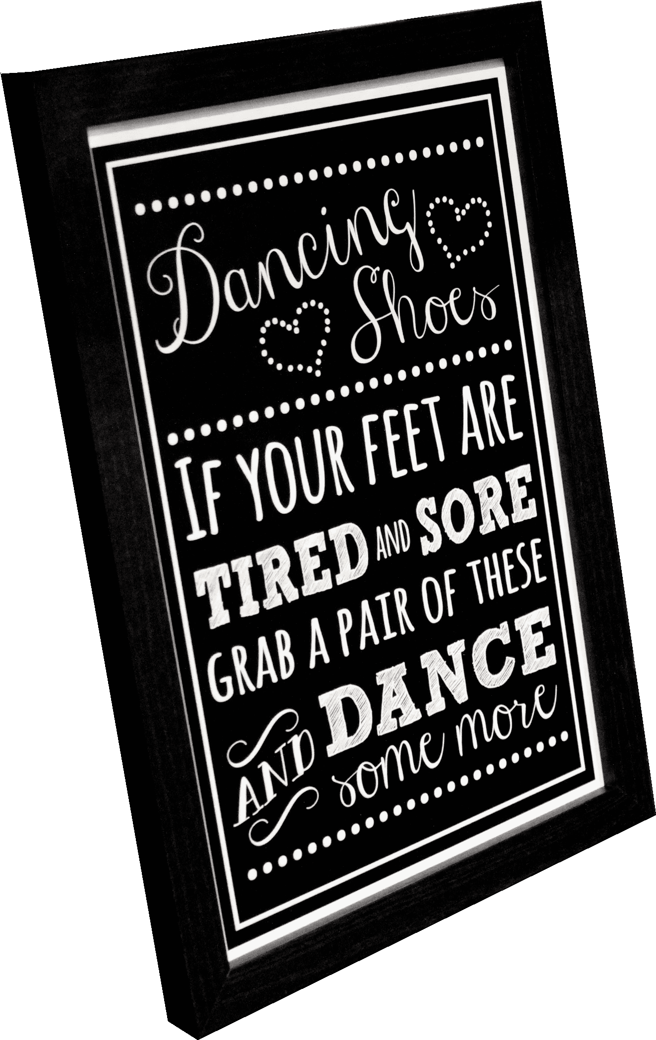 Dancing Shoes Blackboard - Calligraphy (2125x2125), Png Download
