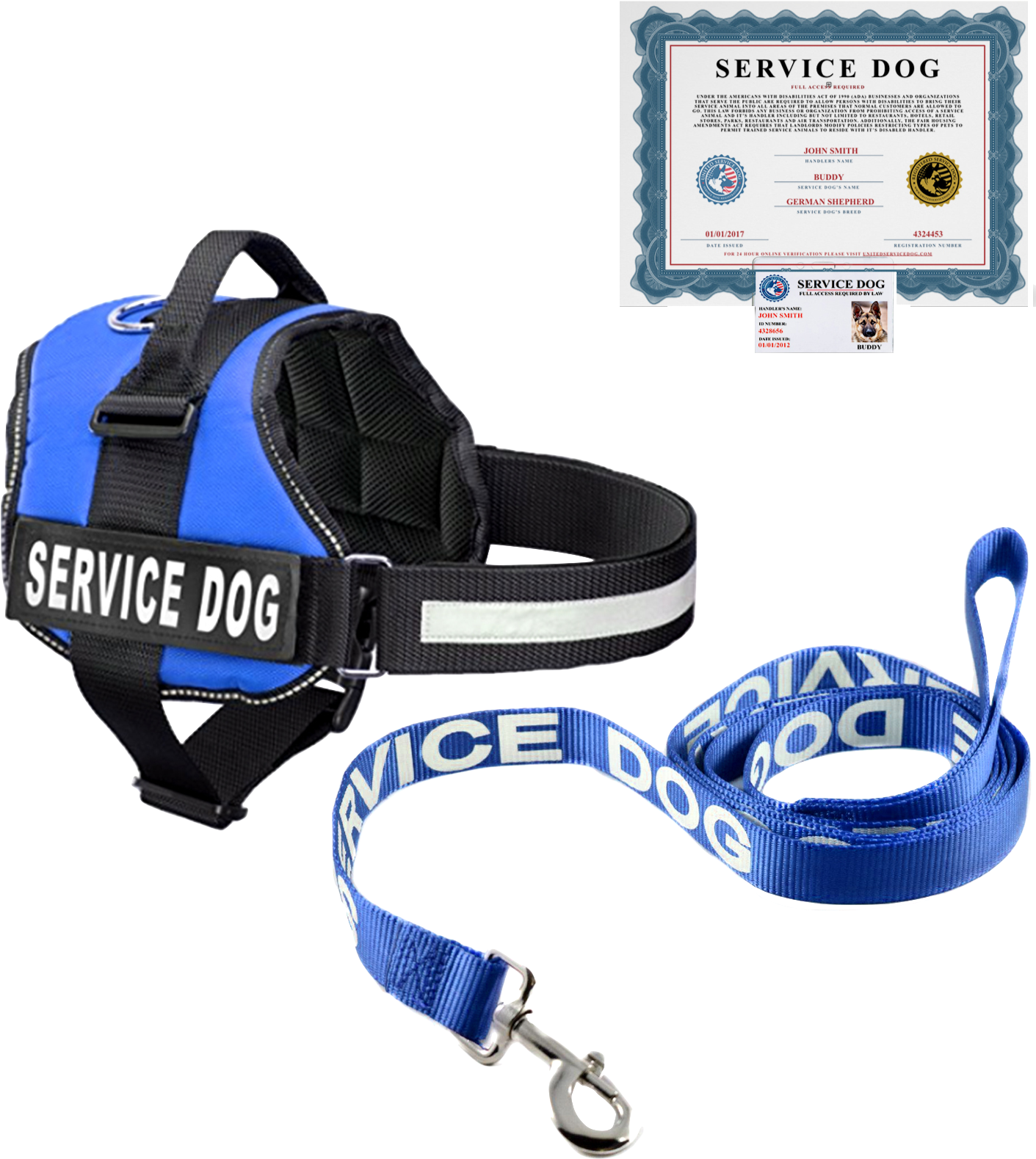 Price - $139 - 99 $99 - 99 - The Basic Service Dog - Purple Service Dog Vest With Leash (1424x1579), Png Download