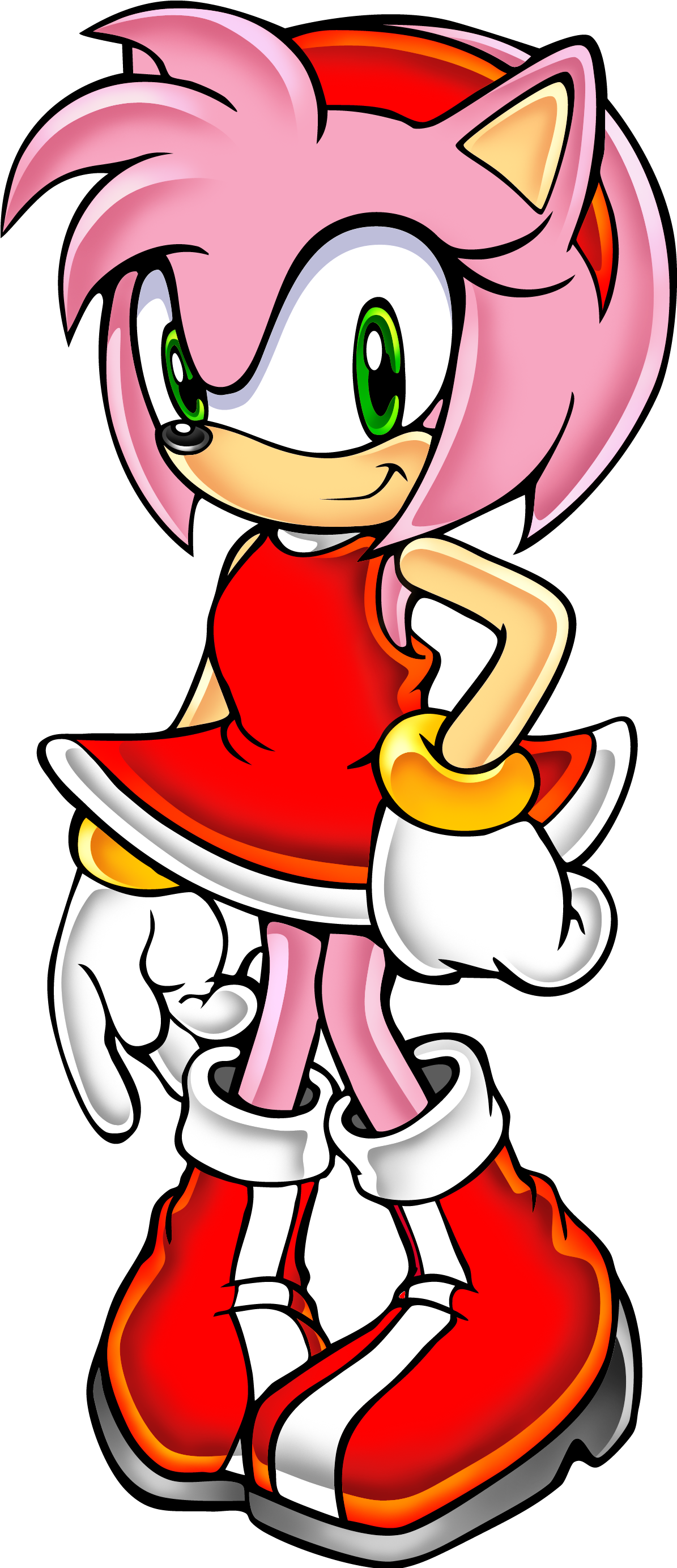 Sa1 A D2 - Ramona Flowers Vs Amy Rose (1218x2784), Png Download