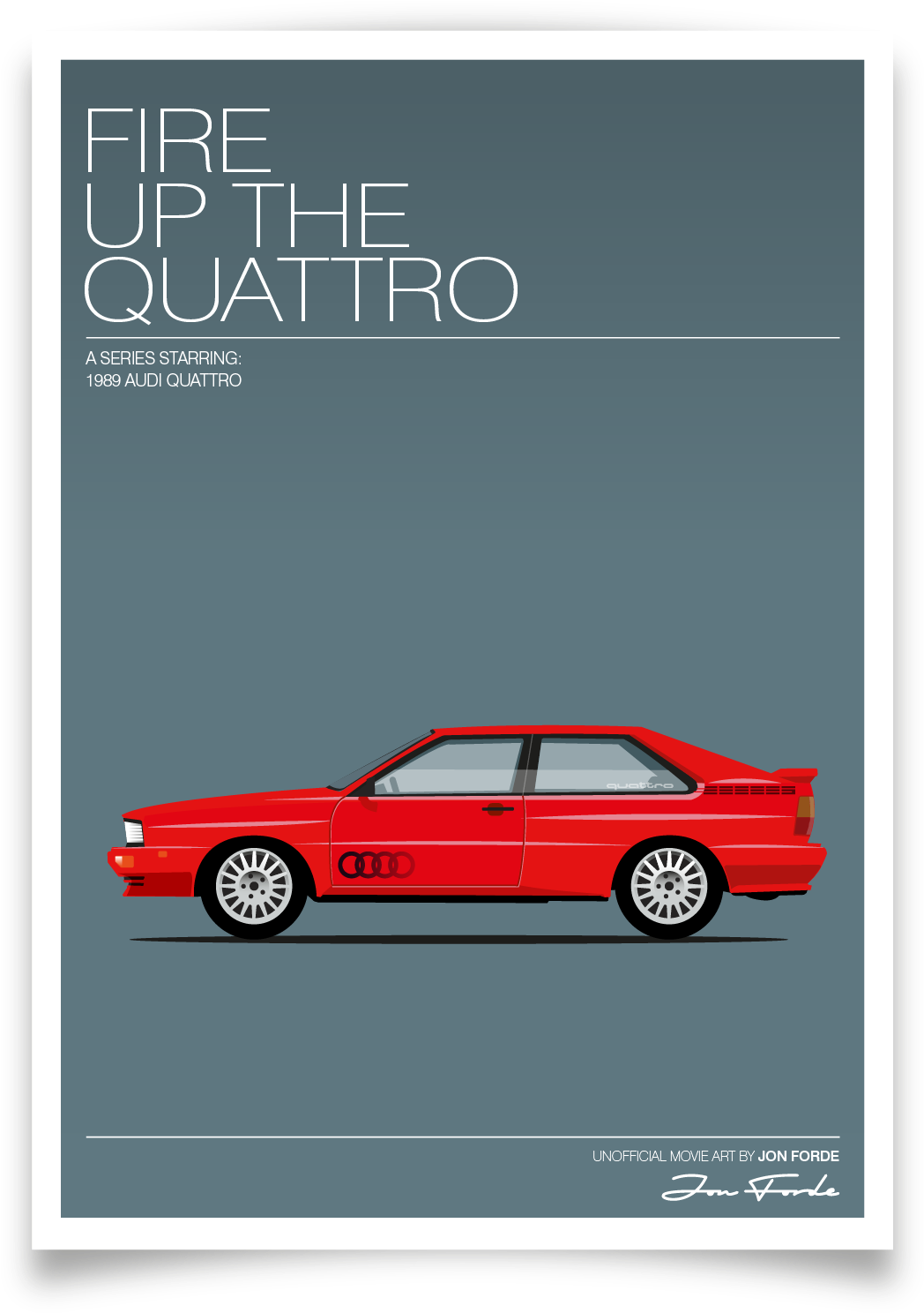 Movie Audi Quattro - Poster (1636x1635), Png Download