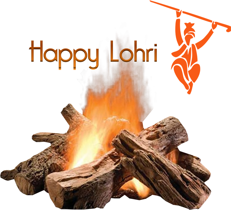 Happy Lohri Png Image Background - Transparent Background Bonfire Png (1000x1000), Png Download